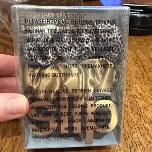 Slip multipack of large silk scrunchies New in sealed box 100% silk
